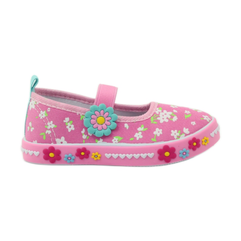 American Club Sneaker americane con soletta in pelle verde giallo rosa 1