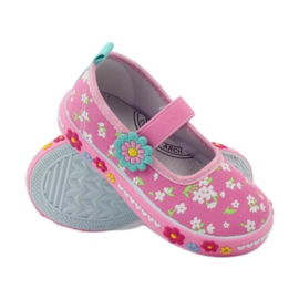 American Club Sneaker americane con soletta in pelle verde giallo rosa 4