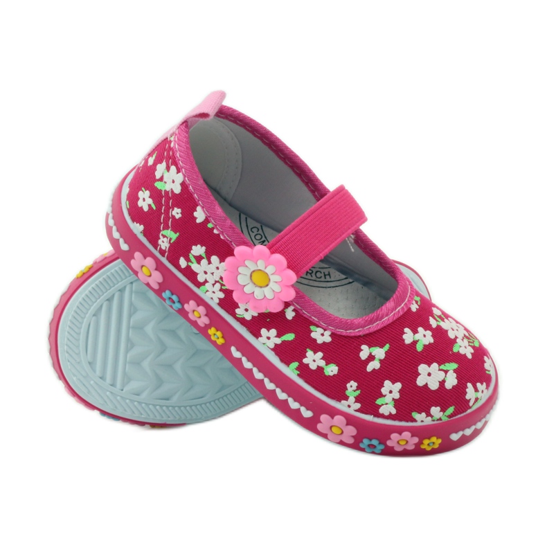 American Club Sneaker americane con soletta in pelle verde giallo rosa 4