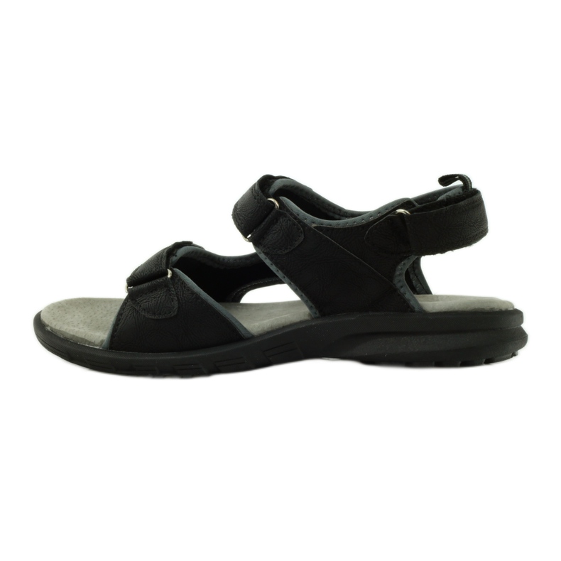 American Club Sandali con inserto in pelle americana 1906 nero 2