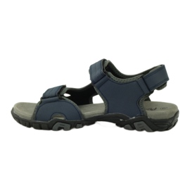 American Club Sandali sportivi americani 0072 blu navy grigio 2