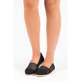 Vinceza Espadrillas Mckeylor trasparenti nero 1