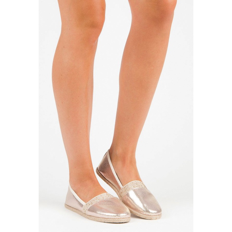 Espadrillas mckeylor dorate giallo rosa 1