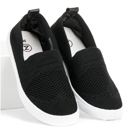 Sneakers slip-on in tessuto MCKEYLOR nero 2