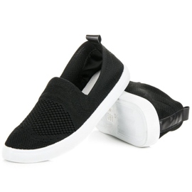 Sneakers slip-on in tessuto MCKEYLOR nero 1