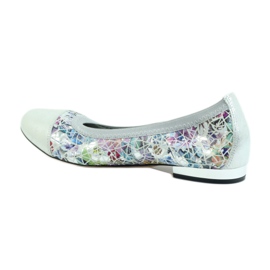 Ballerine da donna elastiche Gamis 1402 grigie grigio multicolore 2