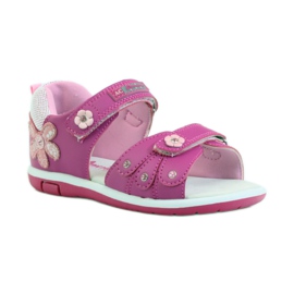 American Club Sandali con inserto in pelle americana 87285 rosa 1