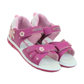 American Club Sandali con inserto in pelle americana 87285 rosa 4