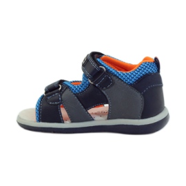 American Club Sandali con inserto in pelle americana 87297 blu navy 2