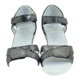 Sandali argento pois Ren But 4333 nero grigio 4