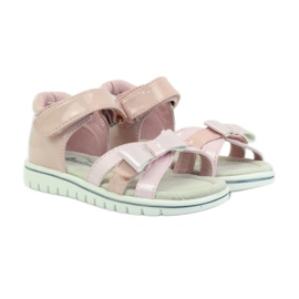 American Club Sandali con inserto in pelle americana 17028 rosa 3