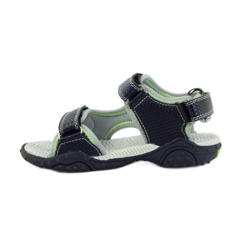 American Club Scarpe per bambini sandali luminosi americani 1702 verde grigio blu nero 2