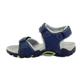 Sandali da bambino blu navy American Club 1713 verde 2
