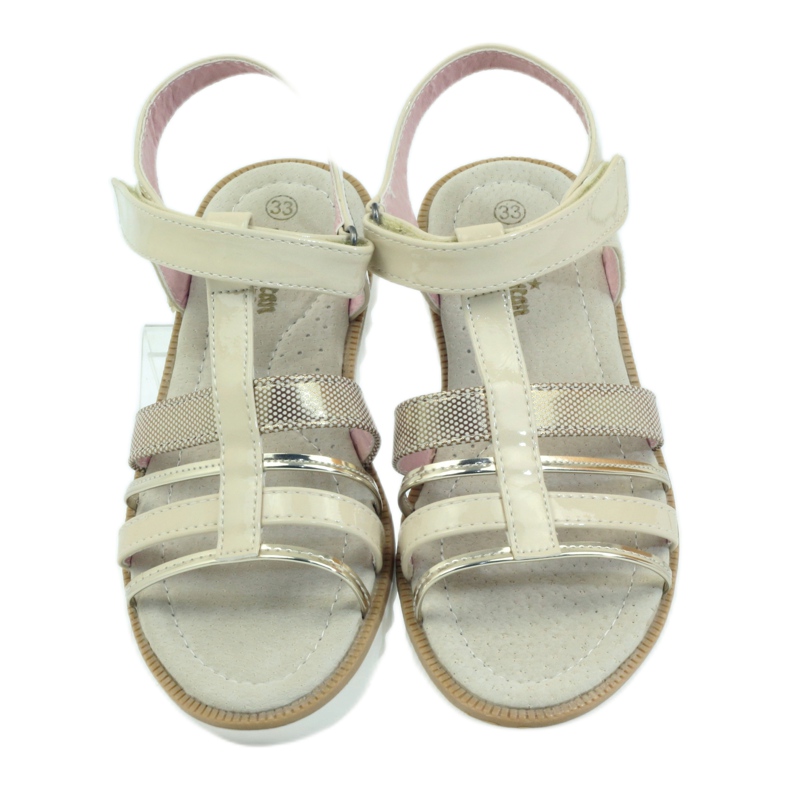 Sandali per bambini American Club 16903 beige 4