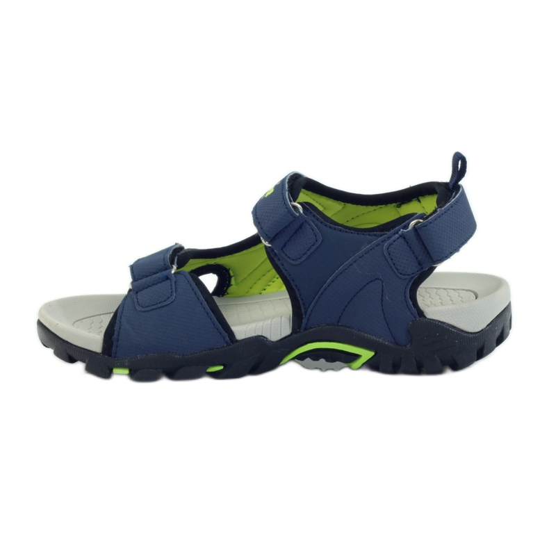 American Club Sandali americani scarpe per bambini sottopiede in schiuma blu navy 2