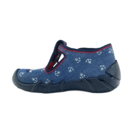Scarpe per bambini Befado 110p311 pantofole blu navy 2