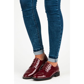 Primavera Scarpe laccate da donna rosso 1