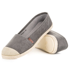 McKey Espadrillas in camoscio grigio 2