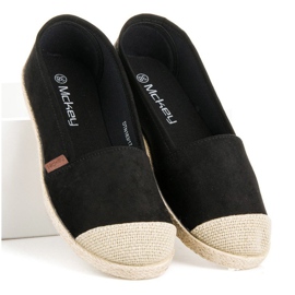 McKey Espadrillas in camoscio nero 1