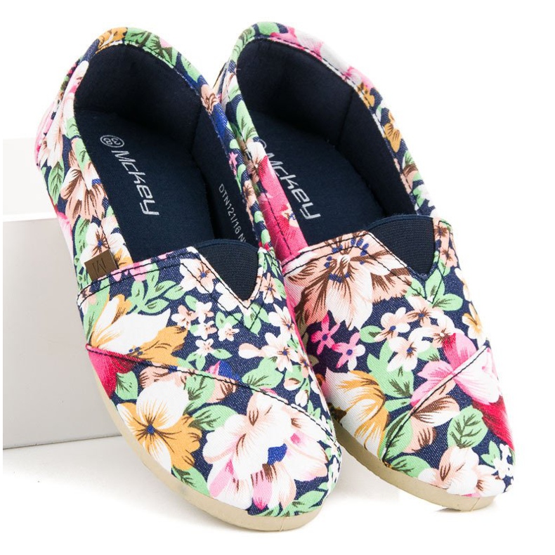 McKey Espadrillas leggere con fiori multicolore 1