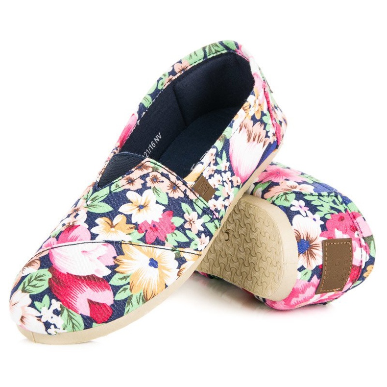 McKey Espadrillas leggere con fiori multicolore 2