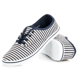 McKey Scarpe da ginnastica in stile marinaio blu 2