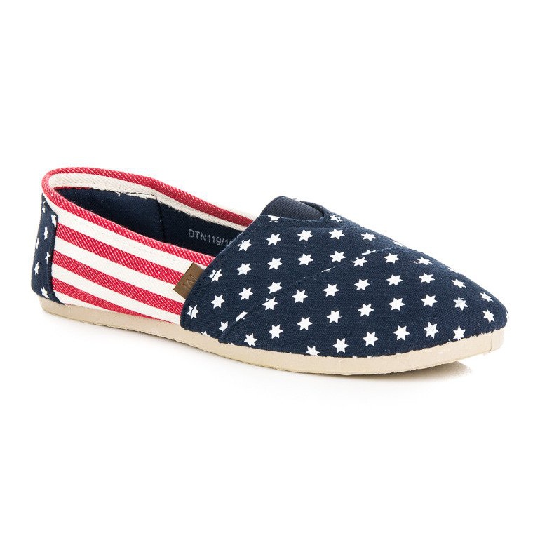 McKey Calzature tessili alla moda blu 1