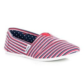 McKey Slipon a righe rosso 1