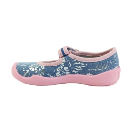 Befado scarpe per bambini ballerine pantofole 114x280 rosa grigio blu 2