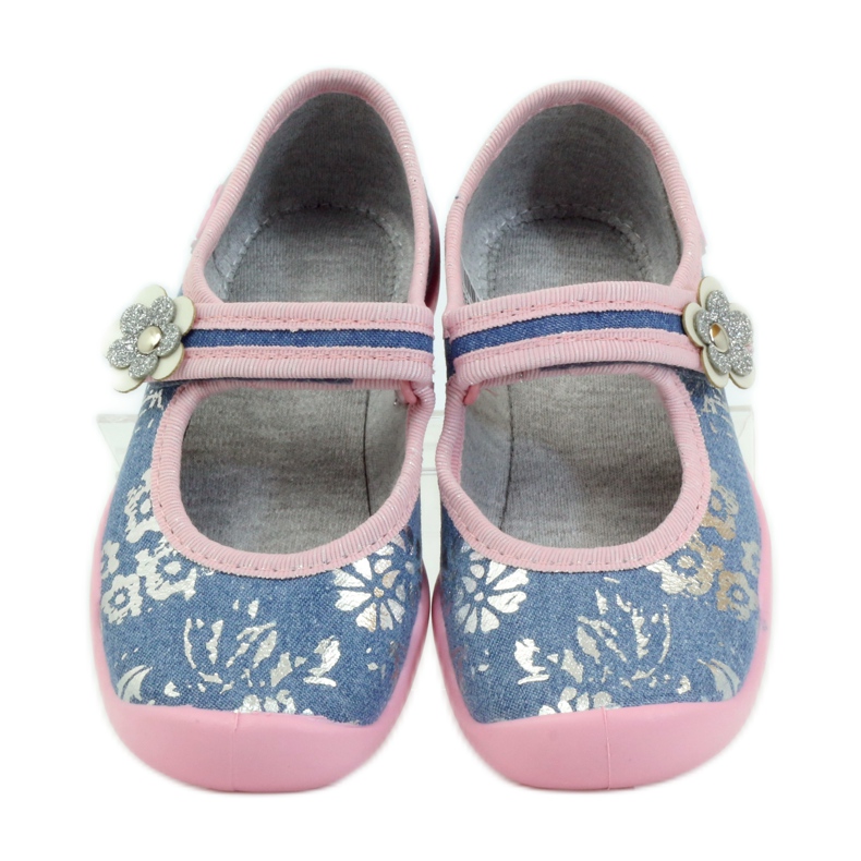 Befado scarpe per bambini ballerine pantofole 114x280 rosa grigio blu 4