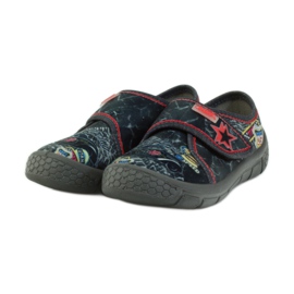 Befado scarpe per bambini pantofole sneakers 537x011 rosso nero 3