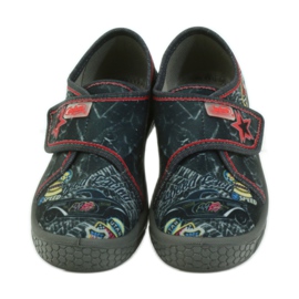 Befado scarpe per bambini pantofole sneakers 537x011 rosso nero 4