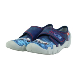 Ciabatte per scarpe per bambini Befado 273y222 blu navy rosso blu 3