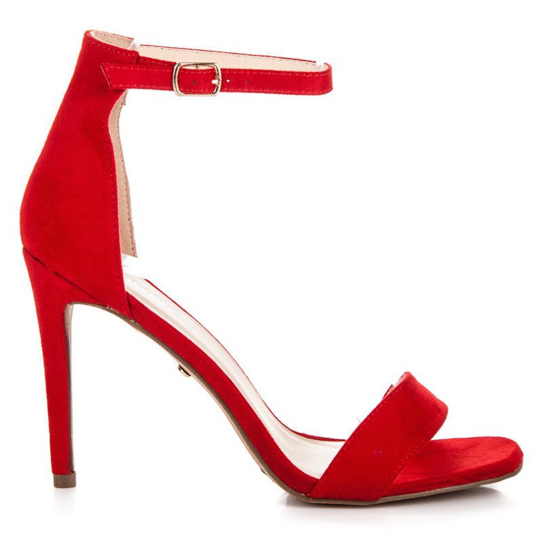 Seastar Sandali rossi su tacco alto rosso 2