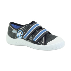 Befado scarpe per bambini, scarpe da ginnastica, pantofole 672x059 grigio blu 1