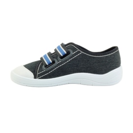 Befado scarpe per bambini, scarpe da ginnastica, pantofole 672x059 grigio blu 2