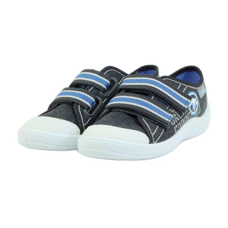 Befado scarpe per bambini, scarpe da ginnastica, pantofole 672x059 grigio blu 3
