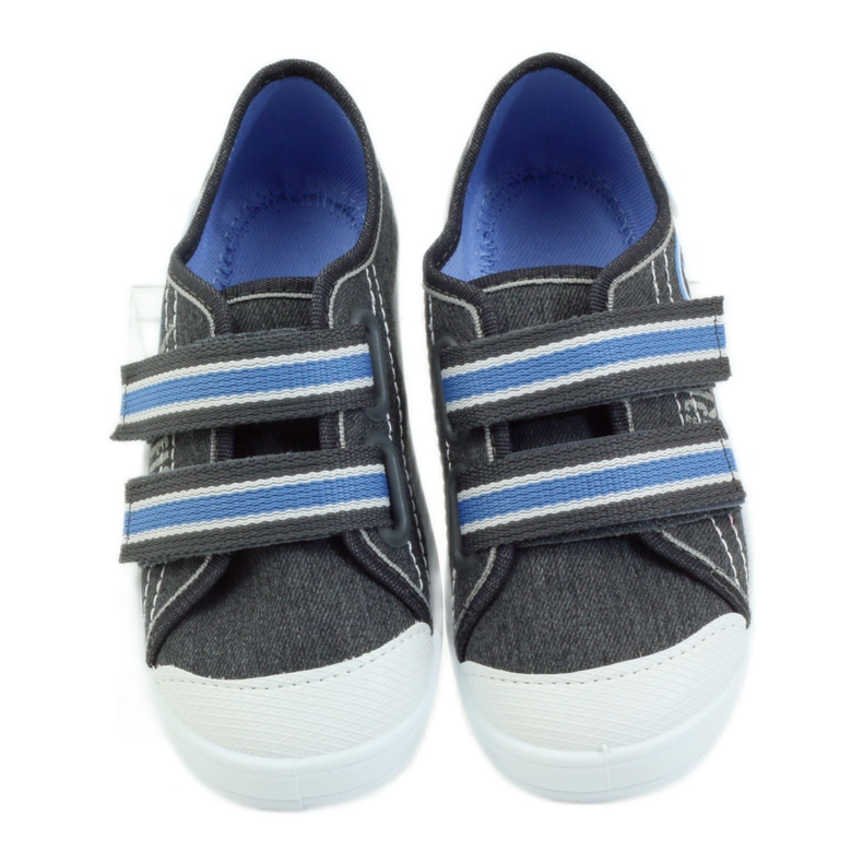 Befado scarpe per bambini, scarpe da ginnastica, pantofole 672x059 grigio blu 4