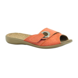 Befado 265d006 Ciabattine in velcro arancia 1