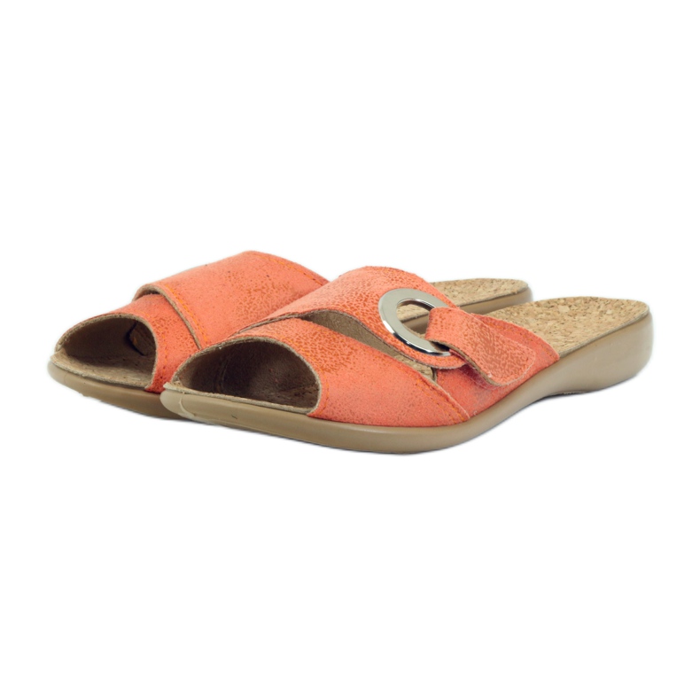 Befado 265d006 Ciabattine in velcro arancia 3