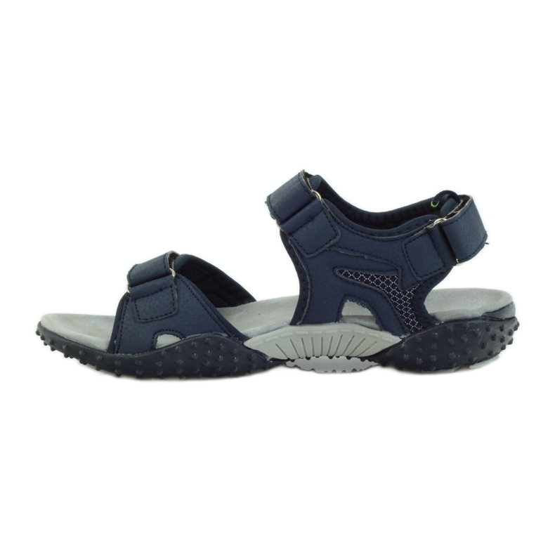 American Club Sandali con inserto in pelle americana 1715 blu navy 2