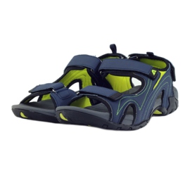 American Club Sandali da donna americani con sottopiede in schiuma blu navy 3