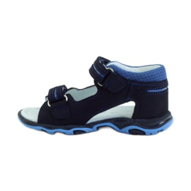 Sandali con velcro Bartek 31825 blu navy 2