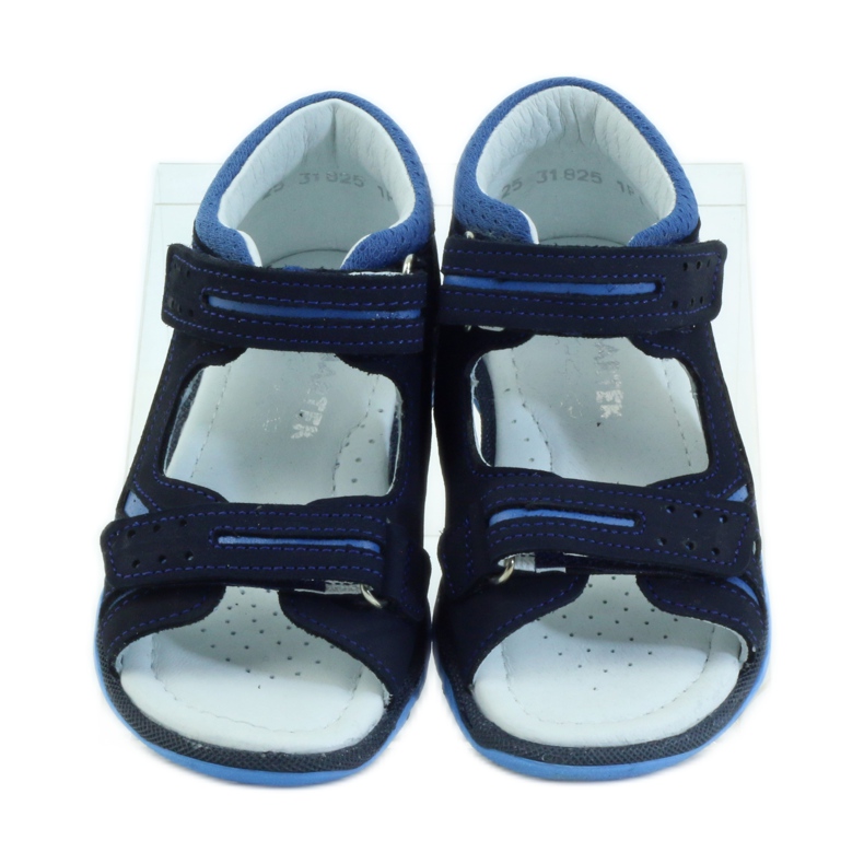 Sandali con velcro Bartek 31825 blu navy 4