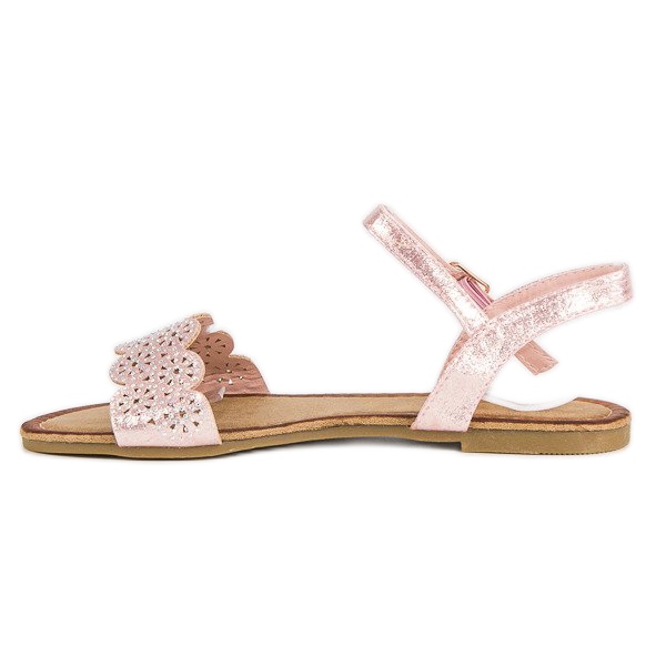 Comer Sandali bassi chiusi con fibbia rosa 2