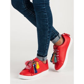 Sneakers rosse alla moda VICES rosso 1