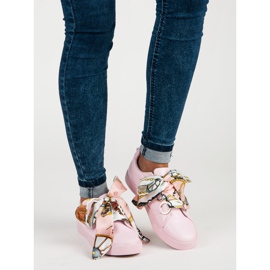 Sneakers allacciate VICES rosa 1