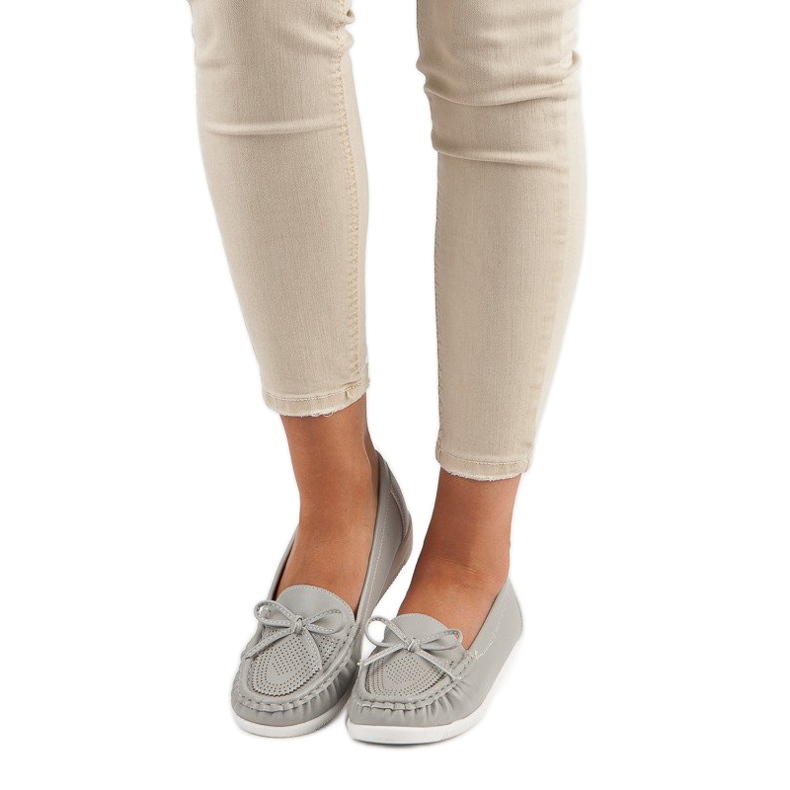 Tullo Mocassini grigi da donna grigio 1