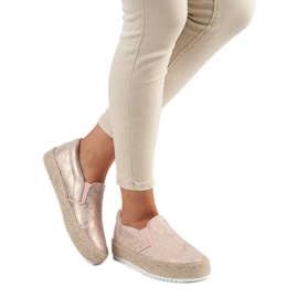 Betler Espadrillas rosa sulla piattaforma 1
