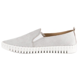 Tullo Slip-on in camoscio grigio 1